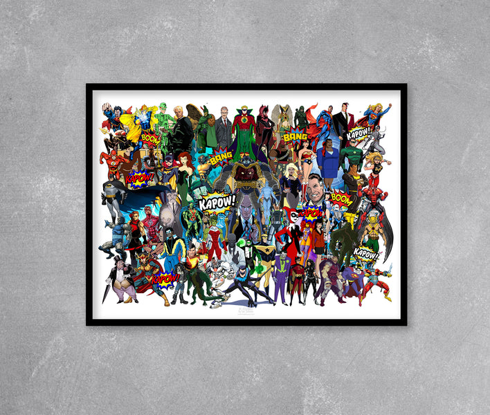DC Assemble limited edition print by Ian Salmon Art...