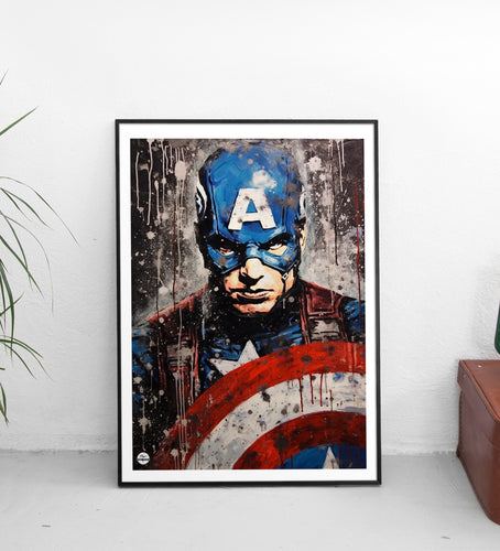 Captain America prints by Biggerthanprints.co.uk