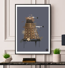 Load image into Gallery viewer, Dr Who Dalek print by biggerthanprints.co.uk