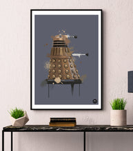 Load image into Gallery viewer, Dr Who Dalek print by biggerthanprints.co.uk