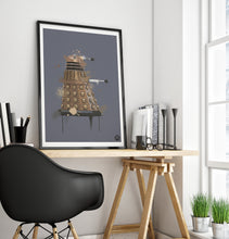 Load image into Gallery viewer, Dr Who Dalek print by biggerthanprints.co.uk