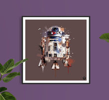 Load image into Gallery viewer, R2-D2 print by biggerthanprints.co.uk