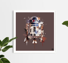 Load image into Gallery viewer, R2-D2 print by biggerthanprints.co.uk