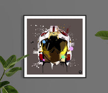 Load image into Gallery viewer, Rebel Fighter Helmet print - biggerthanprints.co.uk