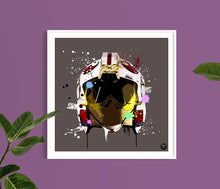 Load image into Gallery viewer, Rebel Fighter Helmet print - biggerthanprints.co.uk