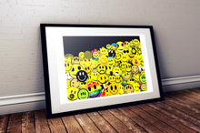 Load image into Gallery viewer, Smiley Face Collage Print
