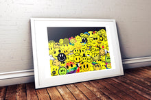 Load image into Gallery viewer, Smiley Face Collage Print
