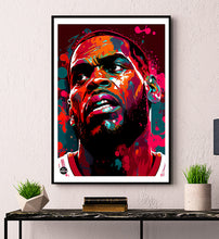 Load image into Gallery viewer, LeBron James print