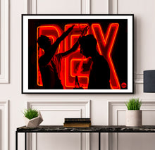 Load image into Gallery viewer, Rex Club Neon print
