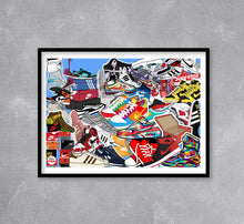 Load image into Gallery viewer, Sneakerhead Collage Print