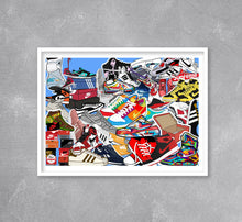 Load image into Gallery viewer, Sneakerhead Collage Print
