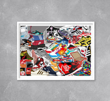 Load image into Gallery viewer, Sneakerhead Collage Print