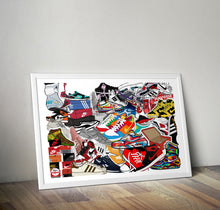 Load image into Gallery viewer, Sneakerhead Collage Print