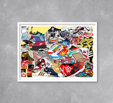 Load image into Gallery viewer, Sneakerhead Collage Print