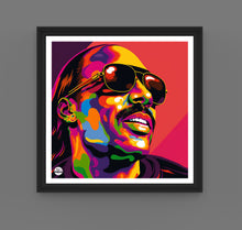 Load image into Gallery viewer, Stevie Wonder print by Biggerthanprints.co.uk - Soul Music poster, Motown wall art