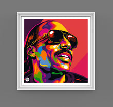 Load image into Gallery viewer, Stevie Wonder print by Biggerthanprints.co.uk - Soul Music poster, Motown wall art