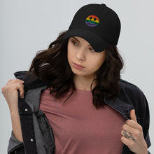 Load image into Gallery viewer, Rainbow Smiley Pride Cap