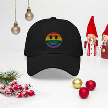 Load image into Gallery viewer, Rainbow Smiley Pride Cap