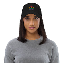 Load image into Gallery viewer, Rainbow Smiley Pride Cap