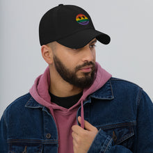Load image into Gallery viewer, Rainbow Smiley Pride Cap