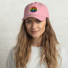 Load image into Gallery viewer, Rainbow Smiley Pride Cap