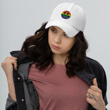 Load image into Gallery viewer, Rainbow Smiley Pride Cap