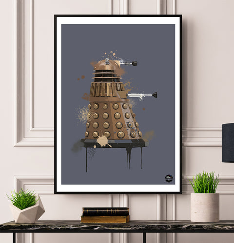 Dr Who Dalek print by biggerthanprints.co.uk