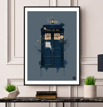 Load image into Gallery viewer, Doctor Who Tardis print by Biggerthanprints.co.uk
