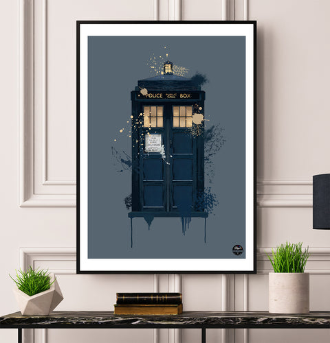 Doctor Who Tardis print by Biggerthanprints.co.uk