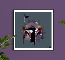 Load image into Gallery viewer, Boba Fett print by biggerthanprints.co.uk
