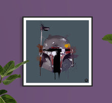 Load image into Gallery viewer, Boba Fett print by biggerthanprints.co.uk
