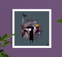 Load image into Gallery viewer, Boba Fett print by biggerthanprints.co.uk
