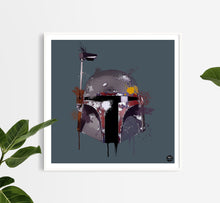 Load image into Gallery viewer, Boba Fett print by biggerthanprints.co.uk
