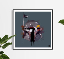 Load image into Gallery viewer, Boba Fett print by biggerthanprints.co.uk
