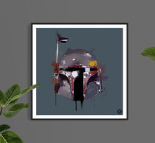 Load image into Gallery viewer, Boba Fett print by biggerthanprints.co.uk
