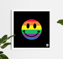 Load image into Gallery viewer, Rainbow Smiley print
