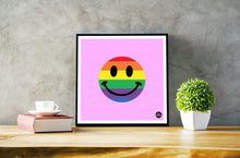 Load image into Gallery viewer, Rainbow Smiley print
