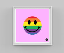 Load image into Gallery viewer, Rainbow Smiley print
