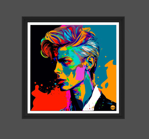 David Bowie print by biggerthanprints.co.uk. Music wall art, Music legend poster