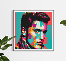 Load image into Gallery viewer, Elvis Presley print by Biggerthanprints.co.uk - Rock n Roll poster, Music legend wall art, Music Icon artwork
