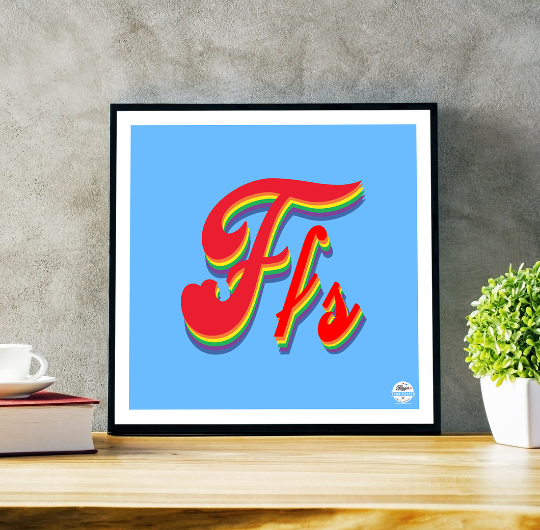 FFS Rainbow print