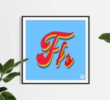 Load image into Gallery viewer, FFS Rainbow print
