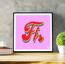 Load image into Gallery viewer, FFS Rainbow print
