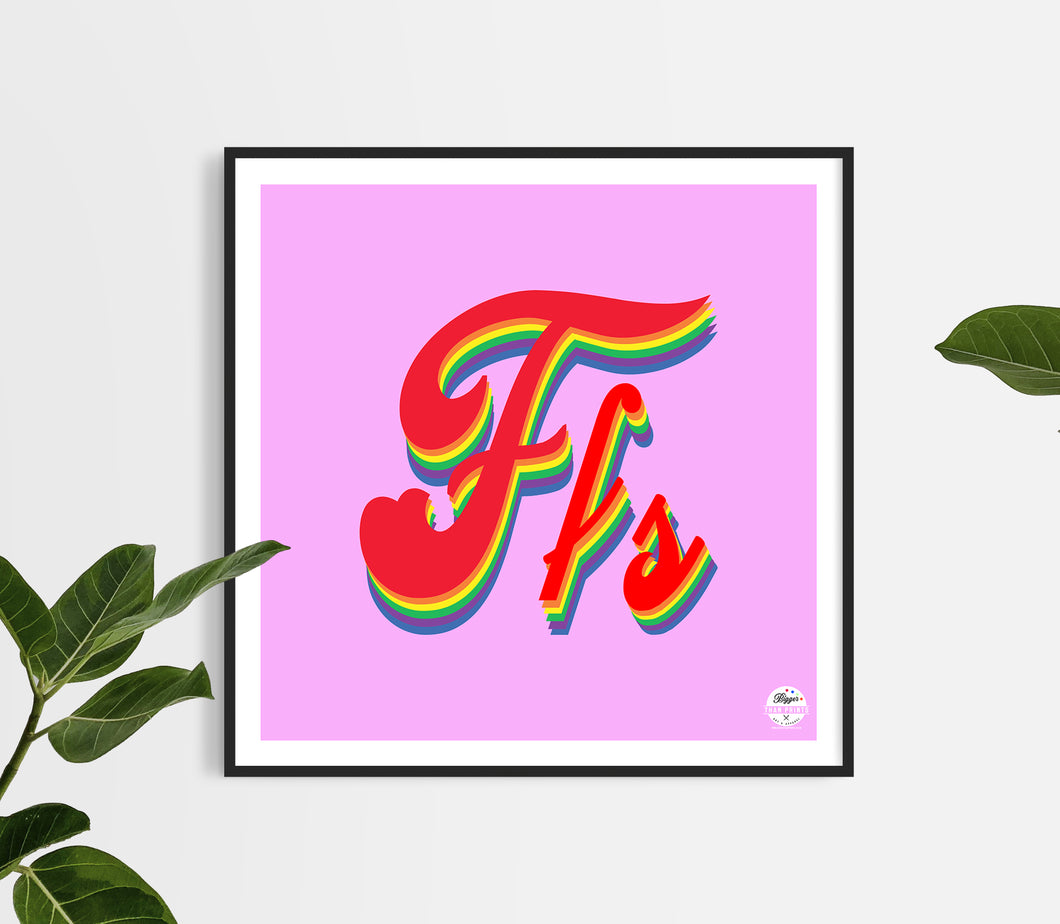 FFS Rainbow print