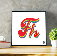 Load image into Gallery viewer, FFS Rainbow print

