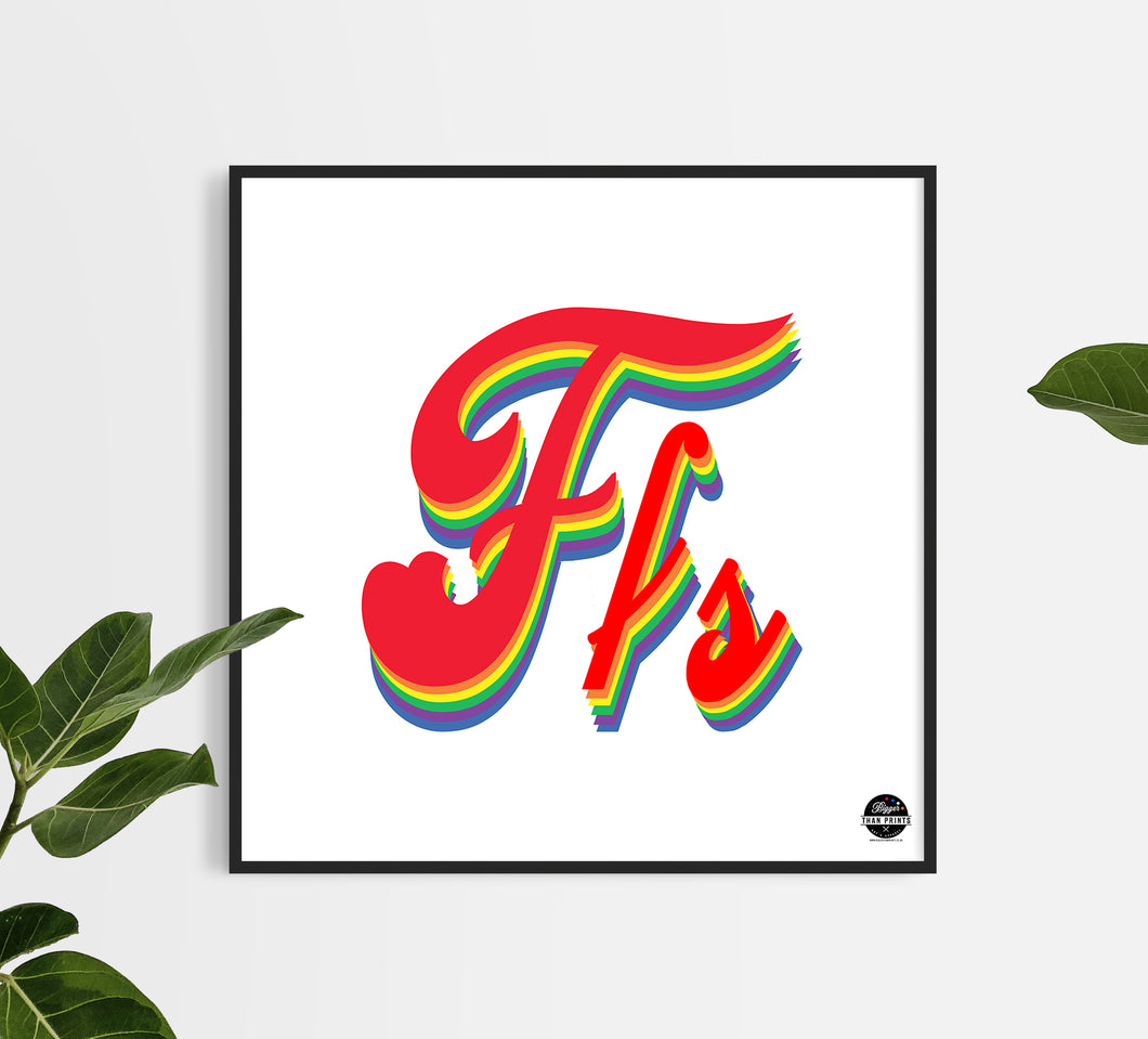 FFS Rainbow print
