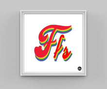 Load image into Gallery viewer, FFS Rainbow print
