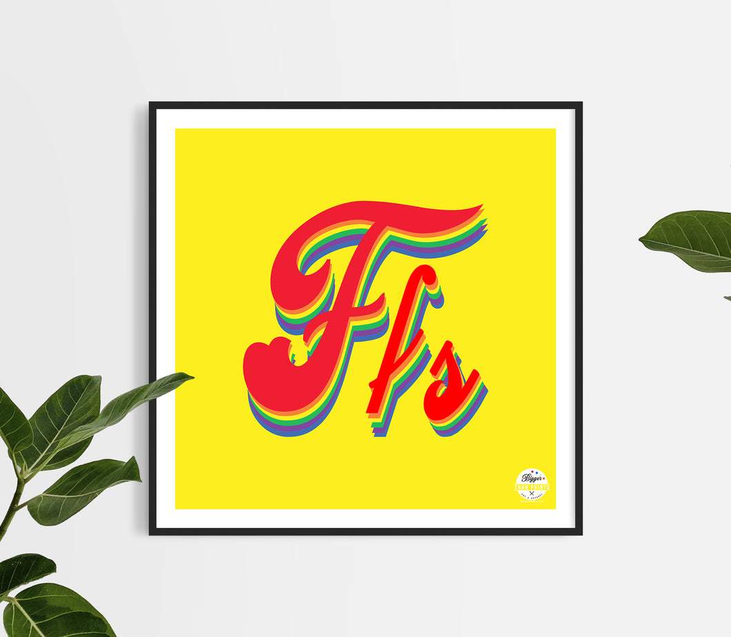FFS Rainbow print