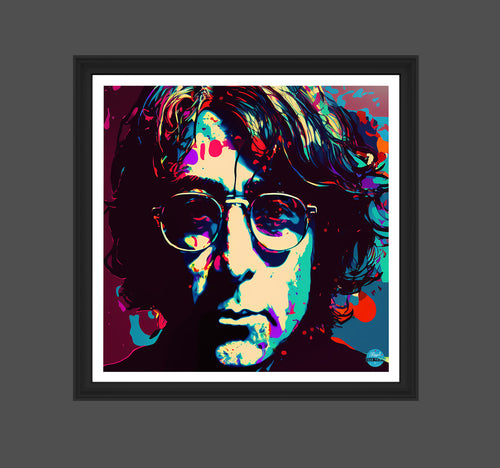 John Lennon print by Biggerthanprints.co.uk.  The Beatles wall art, Music Legend poster