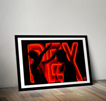 Load image into Gallery viewer, Rex Club Neon print
